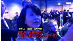 【動画ニュース】中国女性記者が英国で大暴れ　会場スタッフに暴行