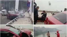 【動画ニュース】重慶のバス転落事故　原因は乗客と運転手の喧嘩